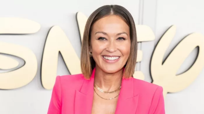 Eva Pilgrim attends 2024 Disney Upfront at Jacob Javits Center in New York on May 14^ 2024