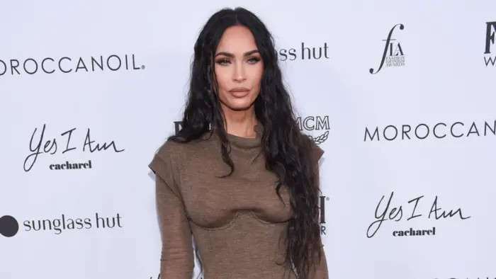 Megan Fox arrives for the Daily Front Row Awards on April 10^ 2022 in Beverly Hills^ CA