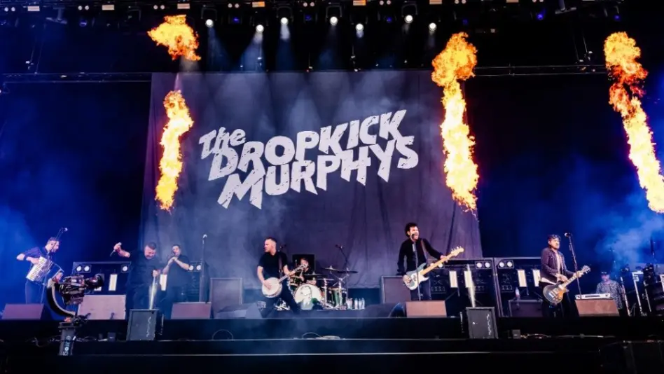 Concert of Dropkick Murphy's. Rock Werchter Festival^ Belgium. July 4 2024.