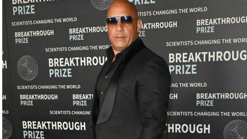 Vin Diesel at the 2023 Breakthrough Prize Ceremony for Science and Mathematics at the Academy Museum LOS ANGELES^ CA. April 15^ 2023