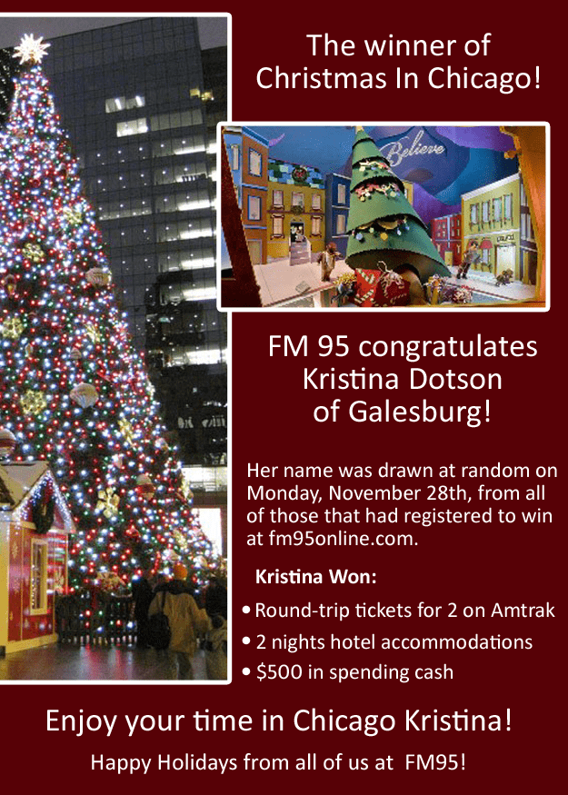 2016 Christmas in Chicago Winner - Kristina Dotson