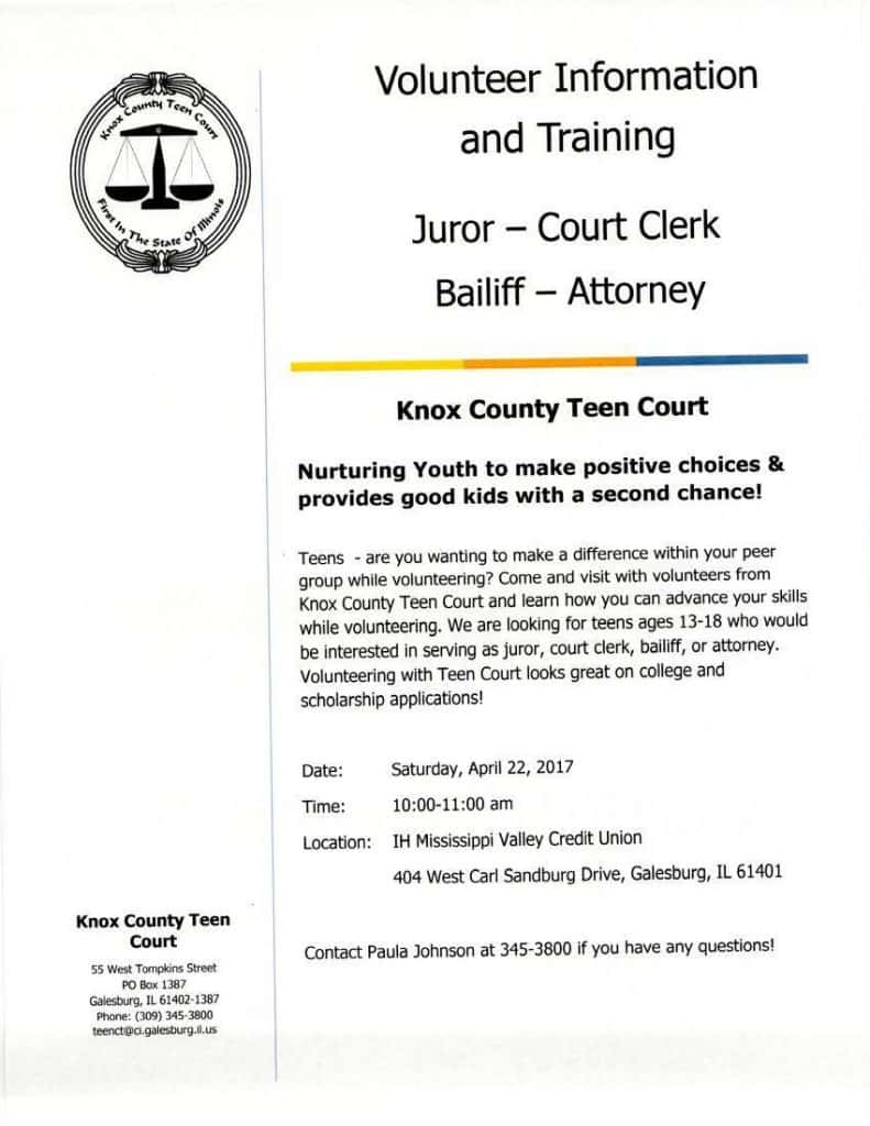 Court Schedule Jurors Teen Court