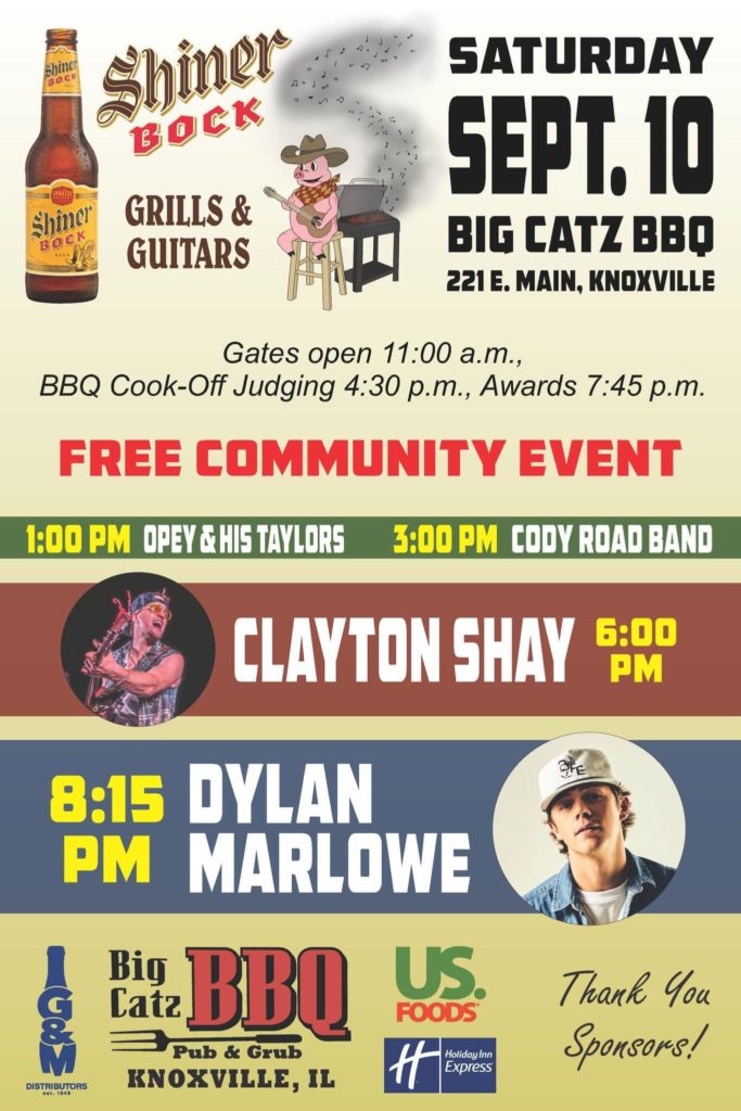 DYLAN MARLOWE and CLAYTON SHAY at Big Catz BBQ in Knoxville | Country ...