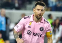 Inter Miami's Lionel Messi (10) in match against the Los Angeles FC Sunday^ Sept. 3^ 2022^ in Los Angeles