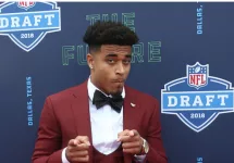 Jaire Alexander attends the 2018 NFL Draft at AT&T Stadium on April 26^ 2018 in Arlington^ Texas.