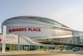 Rogers Place Arena in Canadian Alberta^ home of the Edmonton Oilers (NHL) Edmonton^ Canada - July 22^ 2017