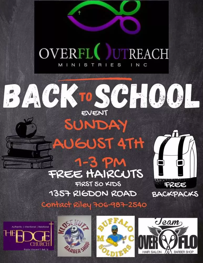 Overflow Outreach Ministries Inc. Back to School event