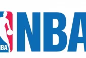 NBA logo vector set printed on paper and placed on white background