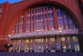 AMERICAN AIRLINES CENTER^ multi-purpose arena^ used for sports and concerts. It is located in Victory Park near downtown Dallas^ Texas.