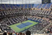 Arthur Ashe Stadium for a U.S. Open tennis match on September 9^ 2010 in NEW YORK