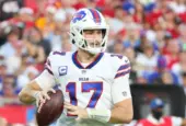 QB Josh Allen during an NFL game at Raymond James Stadium. Dec 12^ 2021; Tampa^ FL USA