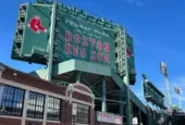 Exterior of Boston Red Sox stadium Fenway Park. Boston^ USA. April 14th 2024