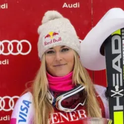 Lindsey Vonn at the 2014 Audi FIS World Cup Super G LAKE LOUISE ALBERTA CANADA ^ DEC 6 2014