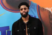 Anthony Davis at the Los Angeles premiere of 'Space Jam: A New Legacy' held at the Regal LA Live in Los Angeles on July 12^ 2021.