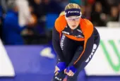 Jutta Leerdam of Netherlands during the ISU World Cup Speed Skating 1 at the Olympic Oval SALT LAKE CITY^ USA - NOVEMBER 16 2025