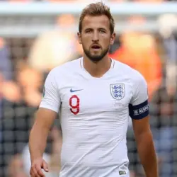 Harry Kane of England walks back after completing his hat-trick - England v Bulgaria^ UEFA Euro 2020 Qualifier - Group A^ Wembley Stadium^ London^ UK - 7th September 2019