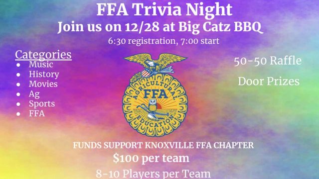 Knoxville FFA Trivia Night WGIL 93 7 FM 1400 AM