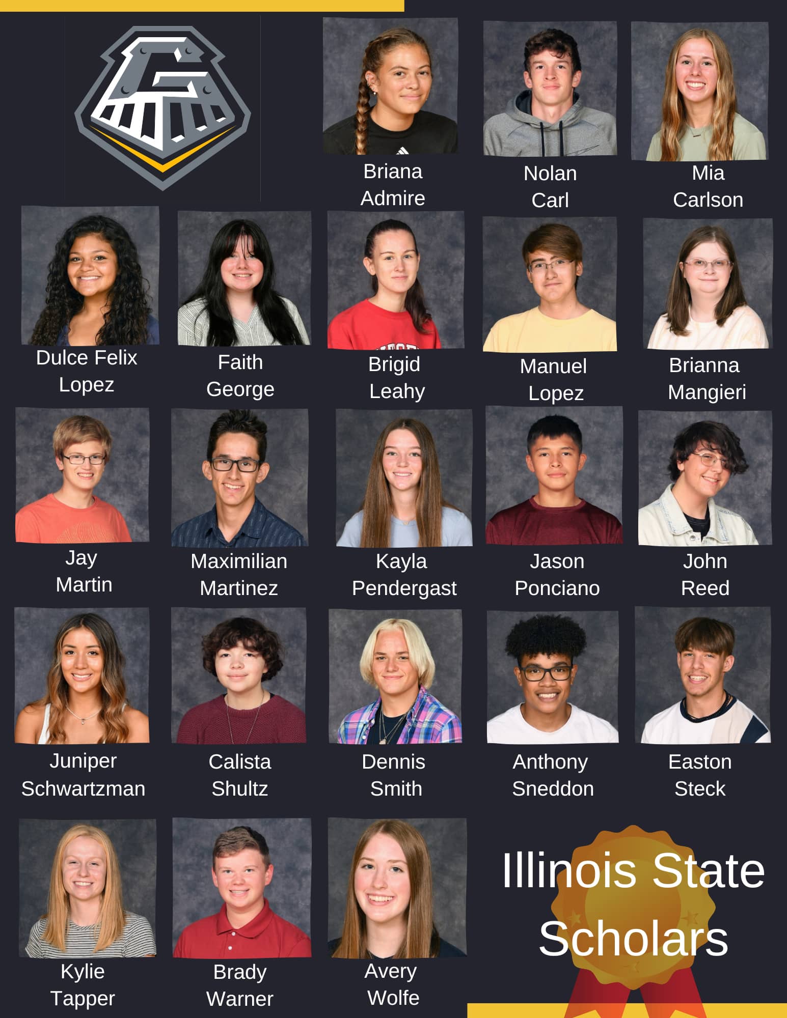 Meet the 21 Galesburg High School seniors recognized as Illinois State