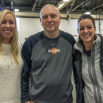 Former Streaks Sarah Larson, left, and Jenny Zolper-Peck pose with Coach Evan Massey. Galesburg High School became just the fifth Illinois girls basketball team to win 1,000 games on Saturday, Nov. 26. The milestone victory came in a 64-29 win over Peoria Manual. Representatives from the Illinois Basketball Coaches Association and GHS will honor past and present players, coaches, managers, and practice players for achieving 1,000 wins before Thursday's game against Geneseo in John Thiel Gym. The ceremony is expected to get underway at 6:30 p.m. Thursday. The game will be broadcast live on WGIL and streamed on WGIL.com. (Photo by Steve Davis/seedcophoto.com)