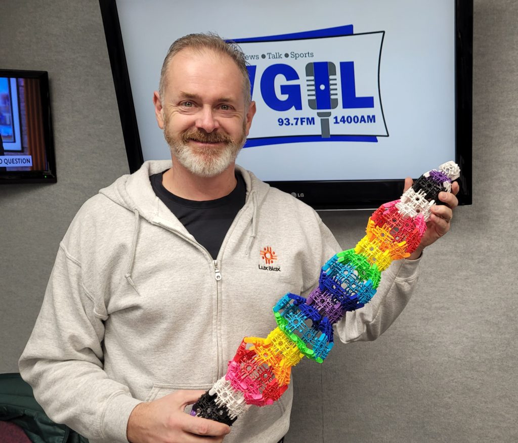 Lux Blox Inventor Michael Acerra On "Galesburg's Morning News" - Vimarsana News