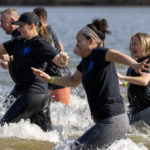 2023-Polar-Plunge-052: Hundreds watched or participated in the 2023 Law Enforcement Torch Run Polar Plunge to support Special Olympics Illinois athletes on Sunday, Feb. 26, 2023, at Lake Storey in Galesburg. (STEVE DAVIS/SeedCo Media) #PlungeIllinois