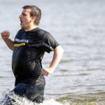 2023-Polar-Plunge-096: Hundreds watched or participated in the 2023 Law Enforcement Torch Run Polar Plunge to support Special Olympics Illinois athletes on Sunday, Feb. 26, 2023, at Lake Storey in Galesburg. (STEVE DAVIS/SeedCo Media) #PlungeIllinois