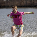 2023-Polar-Plunge-086: Hundreds watched or participated in the 2023 Law Enforcement Torch Run Polar Plunge to support Special Olympics Illinois athletes on Sunday, Feb. 26, 2023, at Lake Storey in Galesburg. (STEVE DAVIS/SeedCo Media) #PlungeIllinois