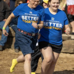 2023-Polar-Plunge-067: Hundreds watched or participated in the 2023 Law Enforcement Torch Run Polar Plunge to support Special Olympics Illinois athletes on Sunday, Feb. 26, 2023, at Lake Storey in Galesburg. (STEVE DAVIS/SeedCo Media) #PlungeIllinois