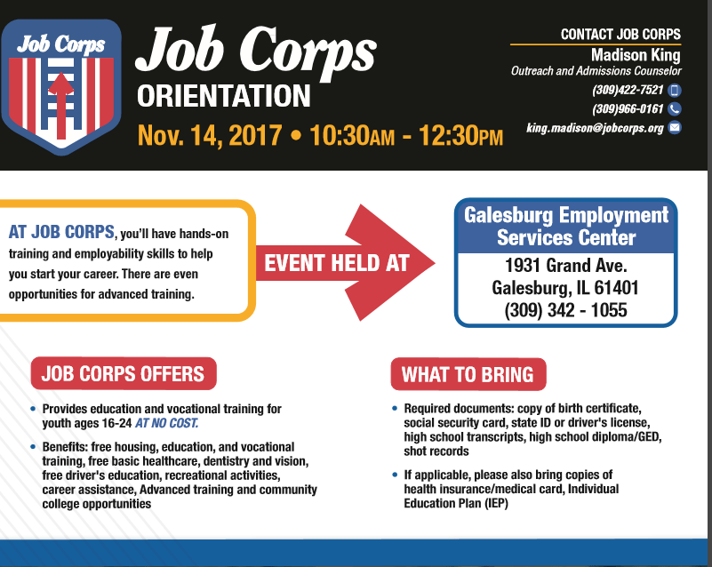 Job Corps Age Requirements