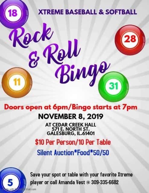 Rock and Roll Bingo