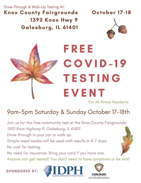 Free COVID-19 Testing For Illinois Residents