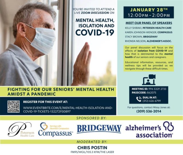Zoom Discussion: Mental Health, Isolation, and Covid-19