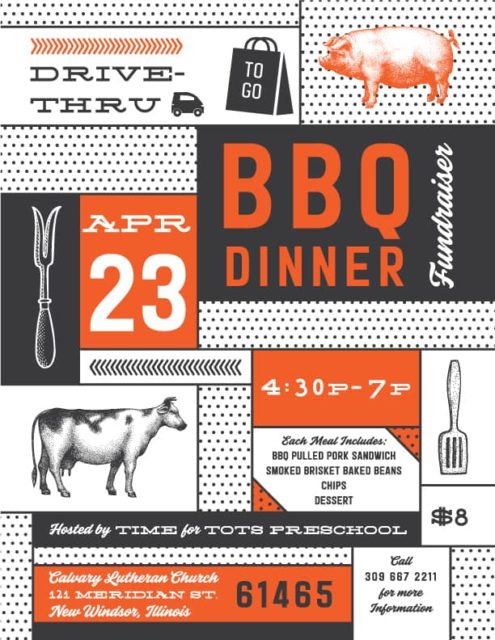 Drive-Thru BBQ Dinner Fundraiser