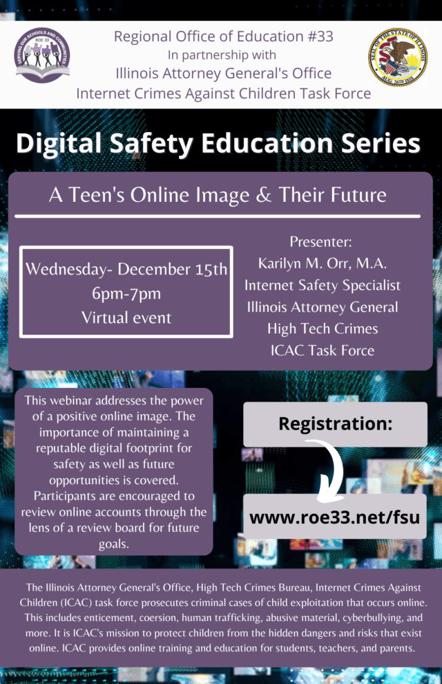 A Teen's Online Image and Their Future- Virtual Webinar - Vimarsana News