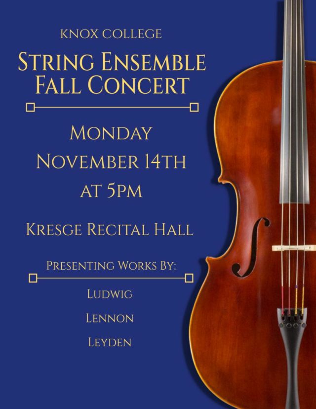 Knox String Ensemble Fall Concert - Vimarsana News