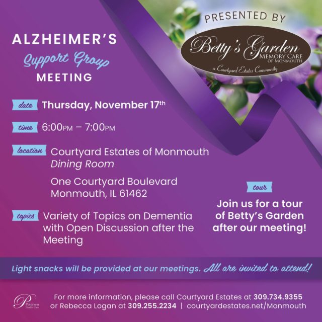 Alzheimer's Support Group Meeting - Vimarsana News