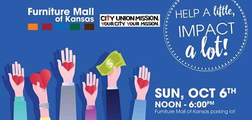 “Give A Little, Impact A Lot” event to benefit City Union Mission