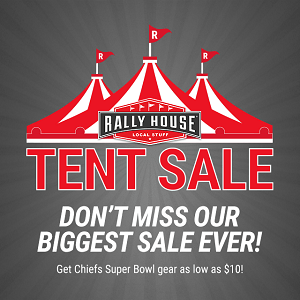 Rally House Tent Sale