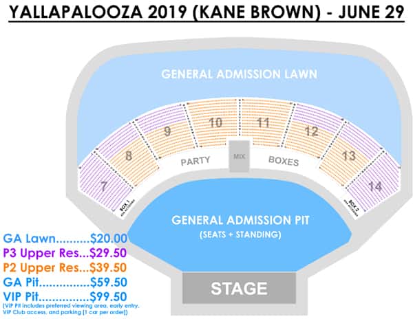 Seating Chart For Providence Amphitheater