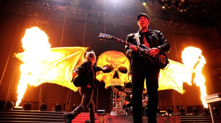 Avenged Sevenfold at Olimpic de Badalona on November 25^ 2013 in Barcelona^ Spain.