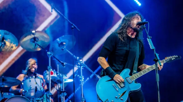 Dave Grohl; Concert of Foo Fighters at the Pinkpop Festival^ The Netherlands
