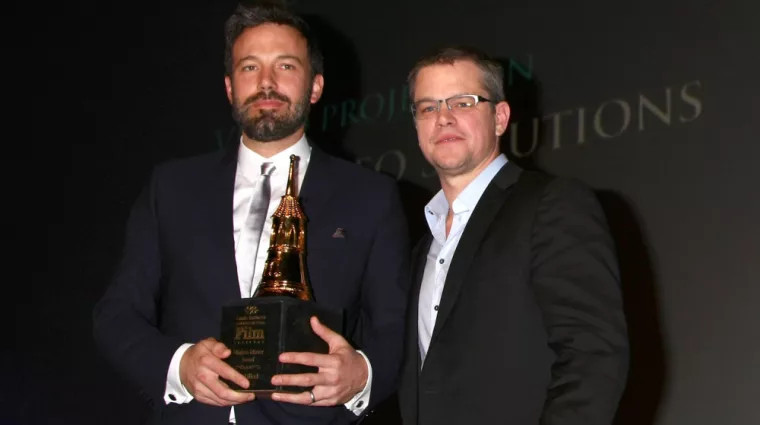 Ben Affleck^ Matt Damon arrive at the 2013 SBIFF Modern Masters Award presented to Ben Affleck at Arlington Theater on January 25^ 2013 in Santa Barbara^ CA