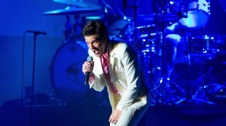 Indie rock band The Killers perform in concert at FIB Festival on July 20^ 2018 in Benicassim^ Spain.