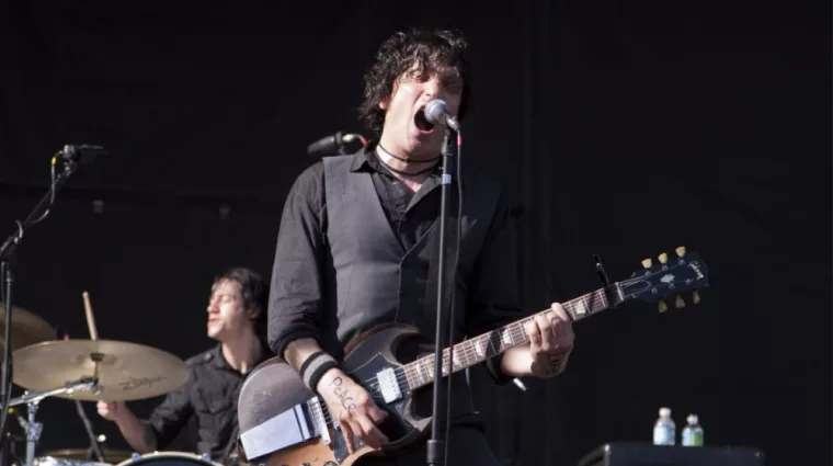 Frontman / Guitarist Jesse Malin performs at the Union County Music Fest on September 11^ 2010 in Clark^ NJ.