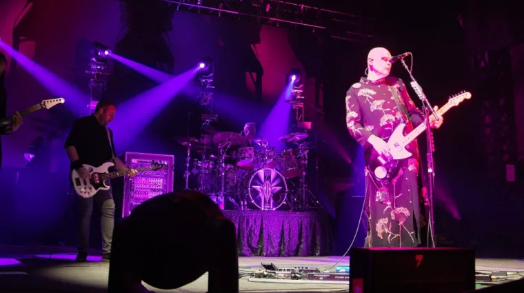 The Smashing Pumpkins band perform at Beale Street music festival. Memphis^ Tennessee USA - 04-30-2022