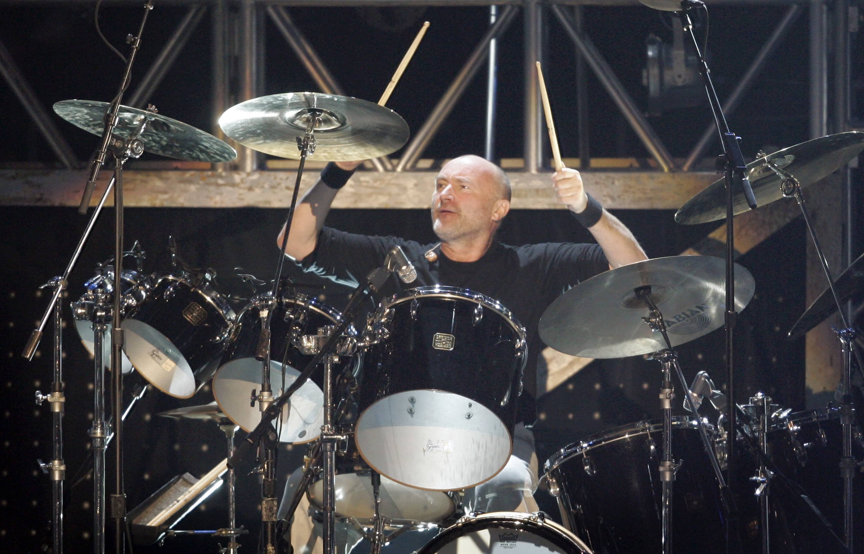 phil-collins-from-the-band-genesis-plays-the-drums-during-the-second-annual-vh1-rock-honors-concert-at-the-mandalay-bay-events-center-in-las-vegas