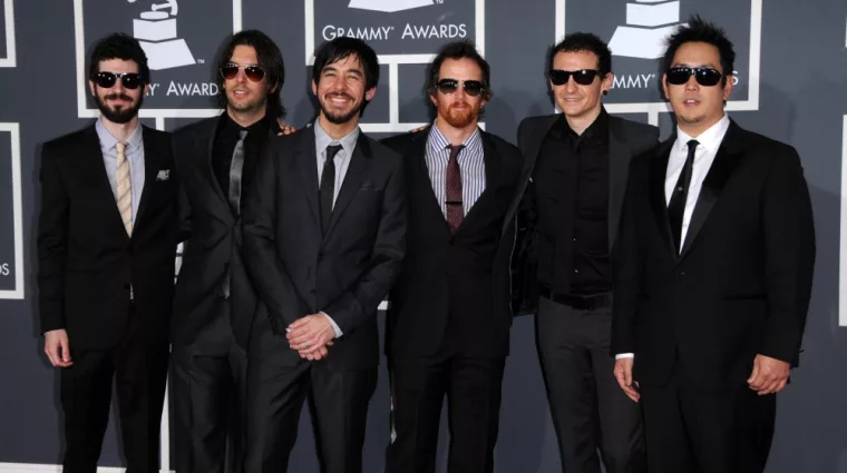 Linkin Park at the 52nd Annual Grammy Awards - Arrivals^ Staples Center^ Los Angeles^ CA. 01-31-10