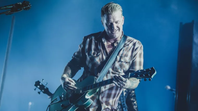 Josh Homme from Queens Of The Stone Age performs in concert at Forum Karlin on June 20^ 2018 in Prague^ Czech republic