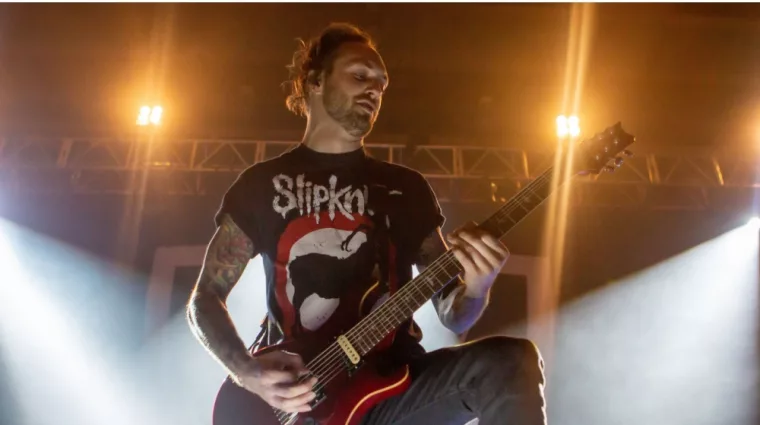 Chris Cain rhythm guitarist for Bad Wolves. Tribute Communities Centre ^ Oshawa Ontario Canada. 11/30/2018