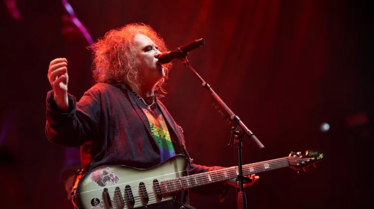 Robert Smith of the Cure in concert at Kaseya Center Miami. MIAMI^ FLORIDA - JULY 01^ 2023